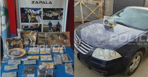 Golpe al microtráfico: desbaratan cuatro kioscos narco en Zapala y Cutral Co