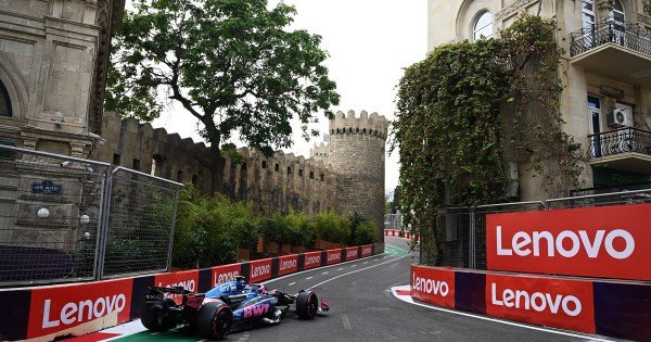 Franco Colapinto sufrió en Bakú: cómo le fue en las prácticas libres del GP de Azerbaiyán